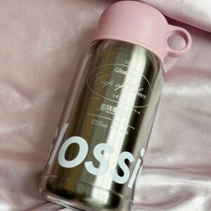 Glossier Tumbler Limited Edition Holiday NWT